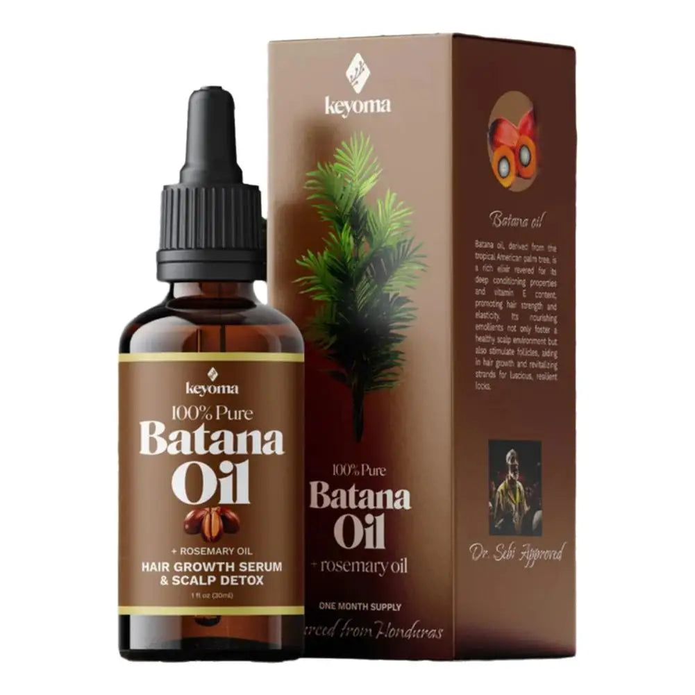 30ml/59ml Batana Rosemary Mint Scalp Hair Strengthening Oil Biotin Essential Oils Nourishing Treatment Split Ends Dry All Types